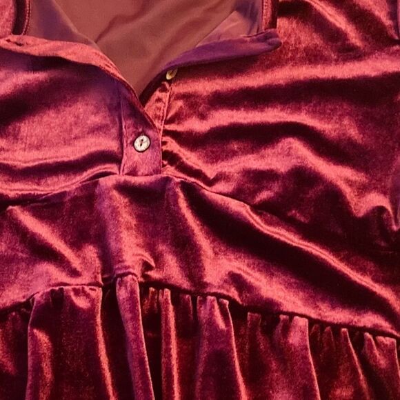 Hidden Alley Velveteen Short Sleeve Top - Picture 2 of 8